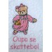 Product: Babies>Baby Cloths - Burp Cloth (Teddy with candle)